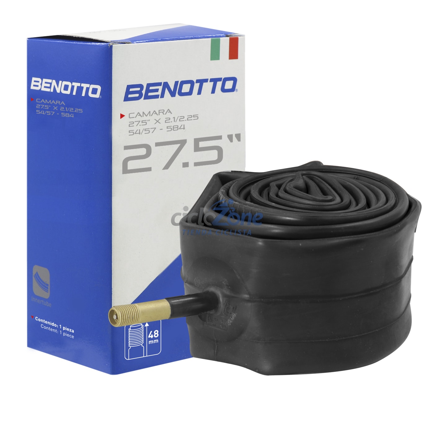 CAMARA 27.5X2.1/2.25 V.A. 48MM BENOTTO            