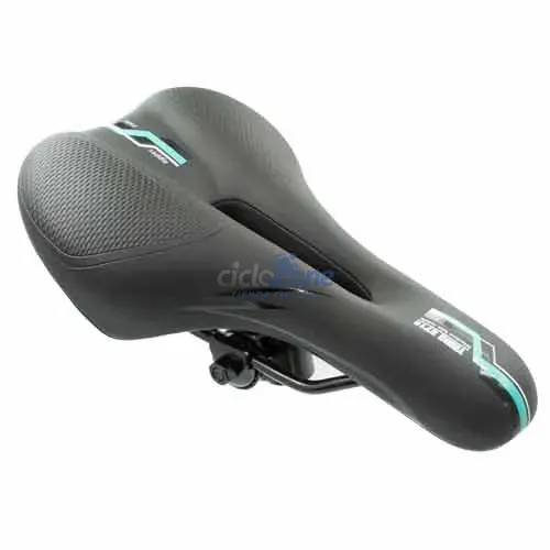 ASIENTO TEIDE 3718 NEGRO CON VIVOS AZULES TL-2162 