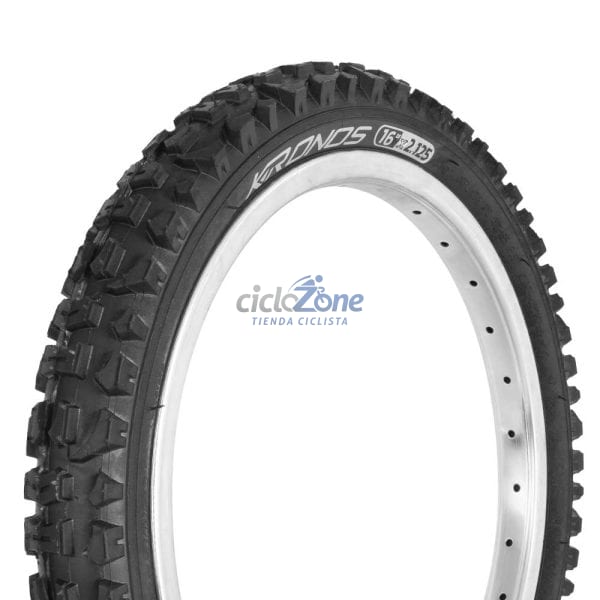 LLANTA 16X2.125 KRONOS NEGRA KNS-001              