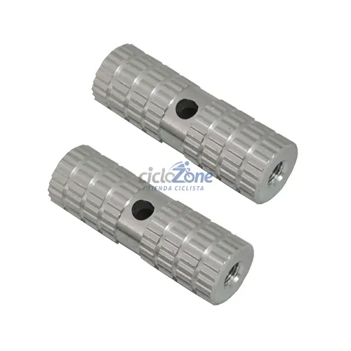 DIABLOS PARA BICICLETA DE ALUMINIO 3/8X26X75X25MM 
