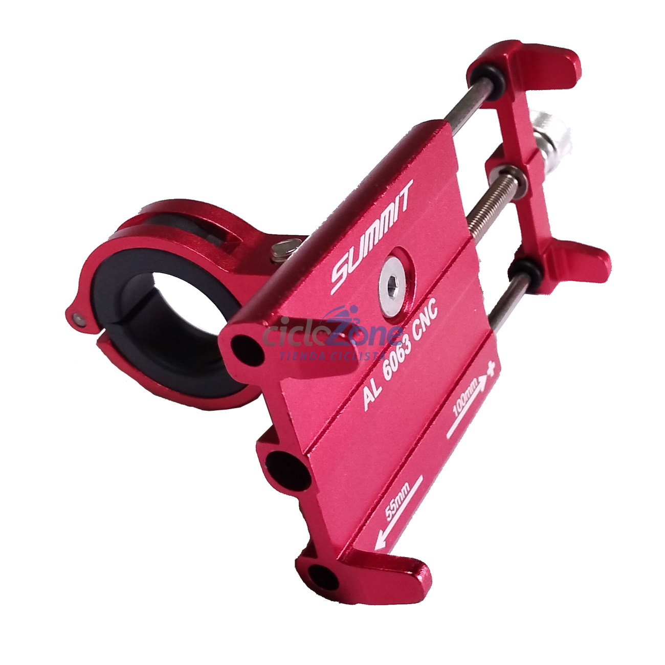 PORTA CELULAR DE ALUMINIO SUMMIT ROJO             