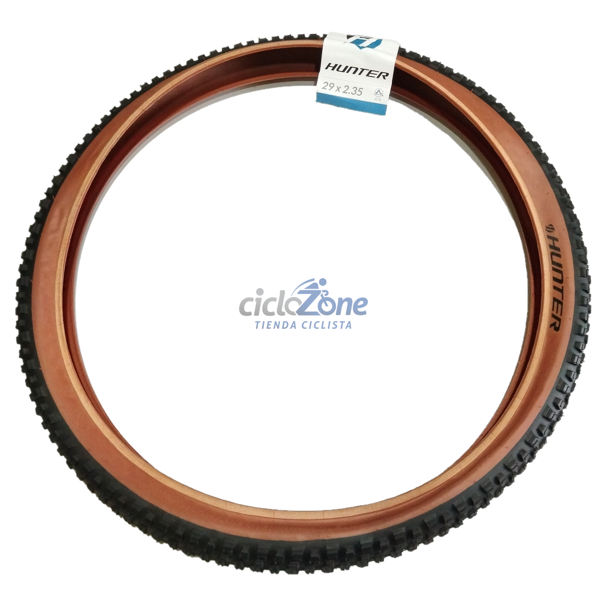LLANTA 29X2.35  HUNTER NEGRA/CAFE                 