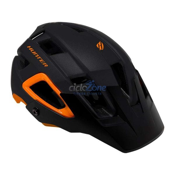CASCO HUNTER IN/MOLD 17 ORIF T-55/59 NEGRO/NARANJA