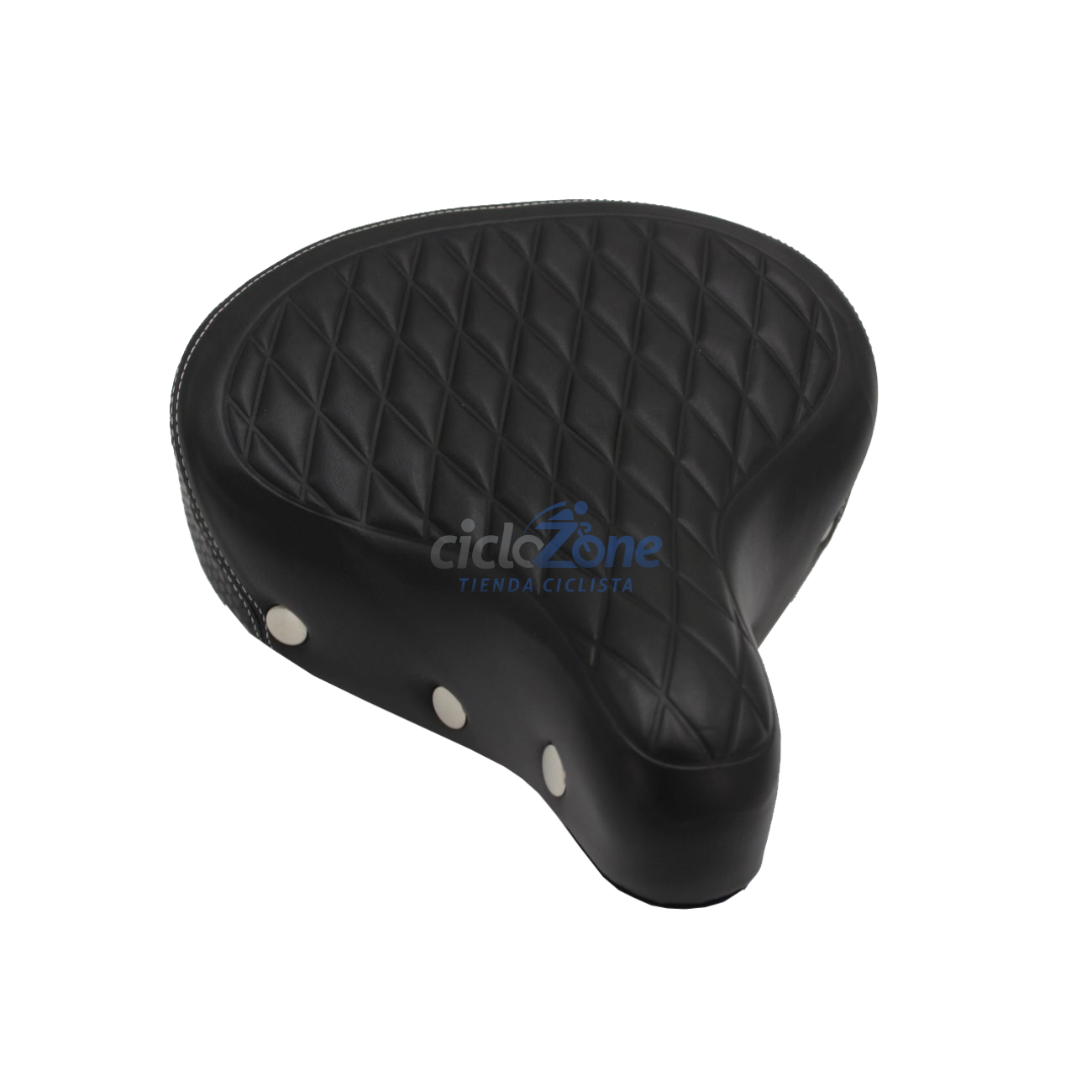 ASIENTO CRUSIER ROMBOS C/REMACHES NEGRO ALTREGO   
