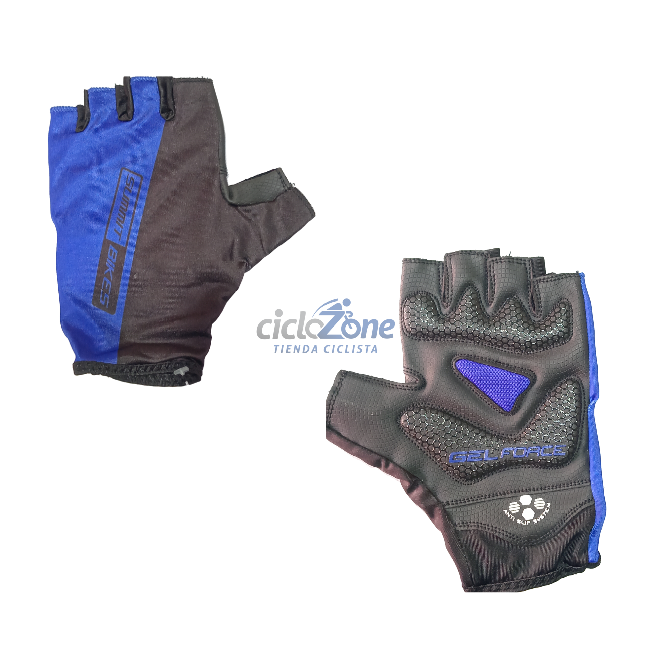 GUANTE SUMMIT CORTO T-L AZUL/NEGRO 011            