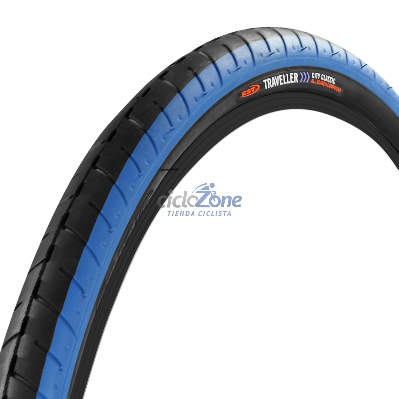 LLANTA 26X1.50 TRICOLOR AZUL CST C917             