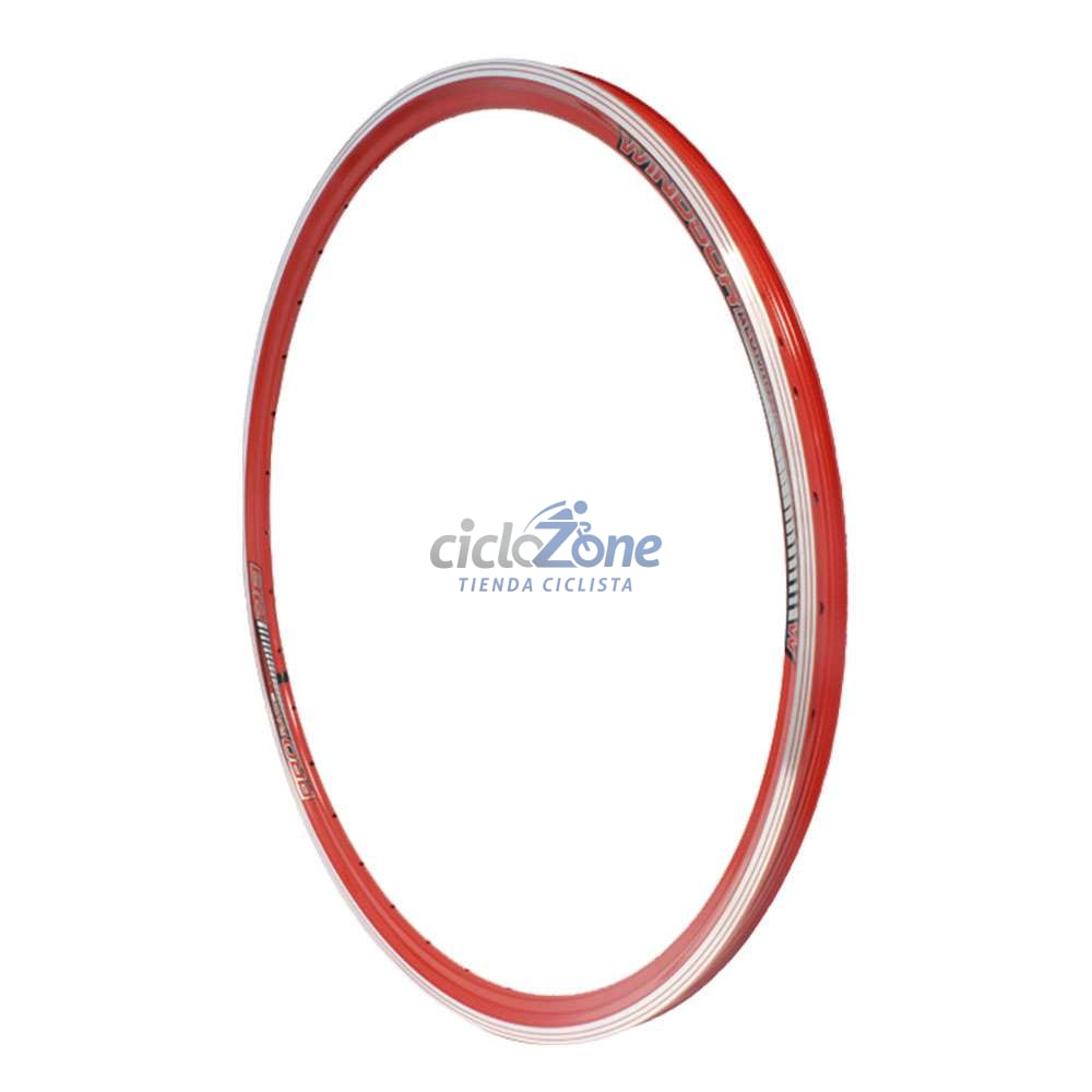 RIN 28 36H AERO ALUMINIO ROJO WINDSOR DP          