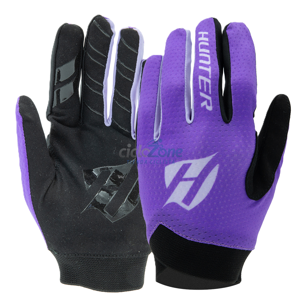 GUANTE HUNTER LARGO MORADO/LILA T-G P/MUJER
