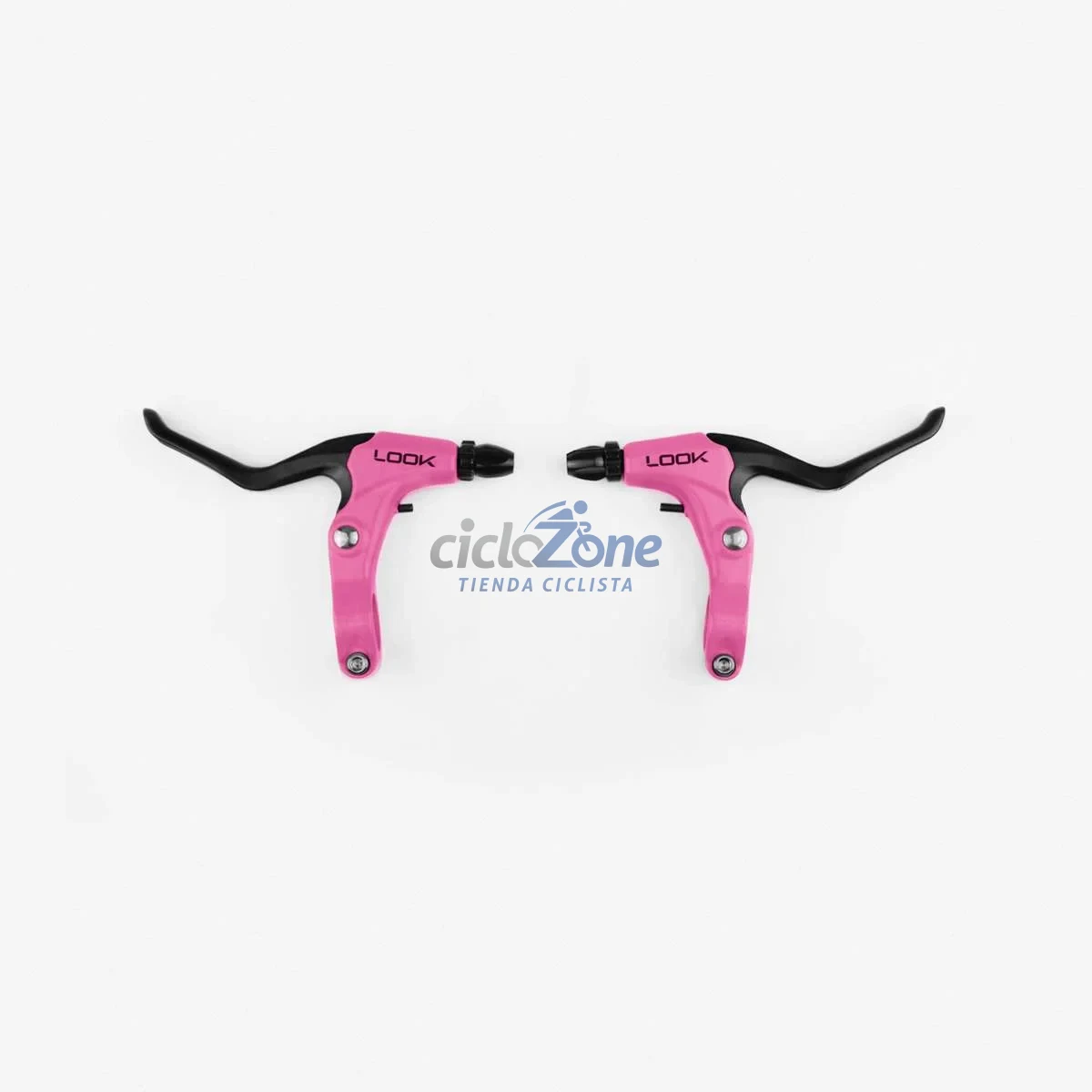 PALANCA FRENO ALUMINIO LOOK NEGRO/ROSA LOOK 3D    