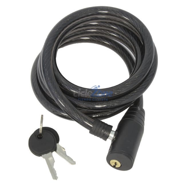 CANDADO DE CABLE WINDSOR 10X1500MM NEGRO