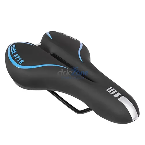 ASIENTO DE GEL TEIDE 3718 AP NEGRO/AZUL TL-2039   