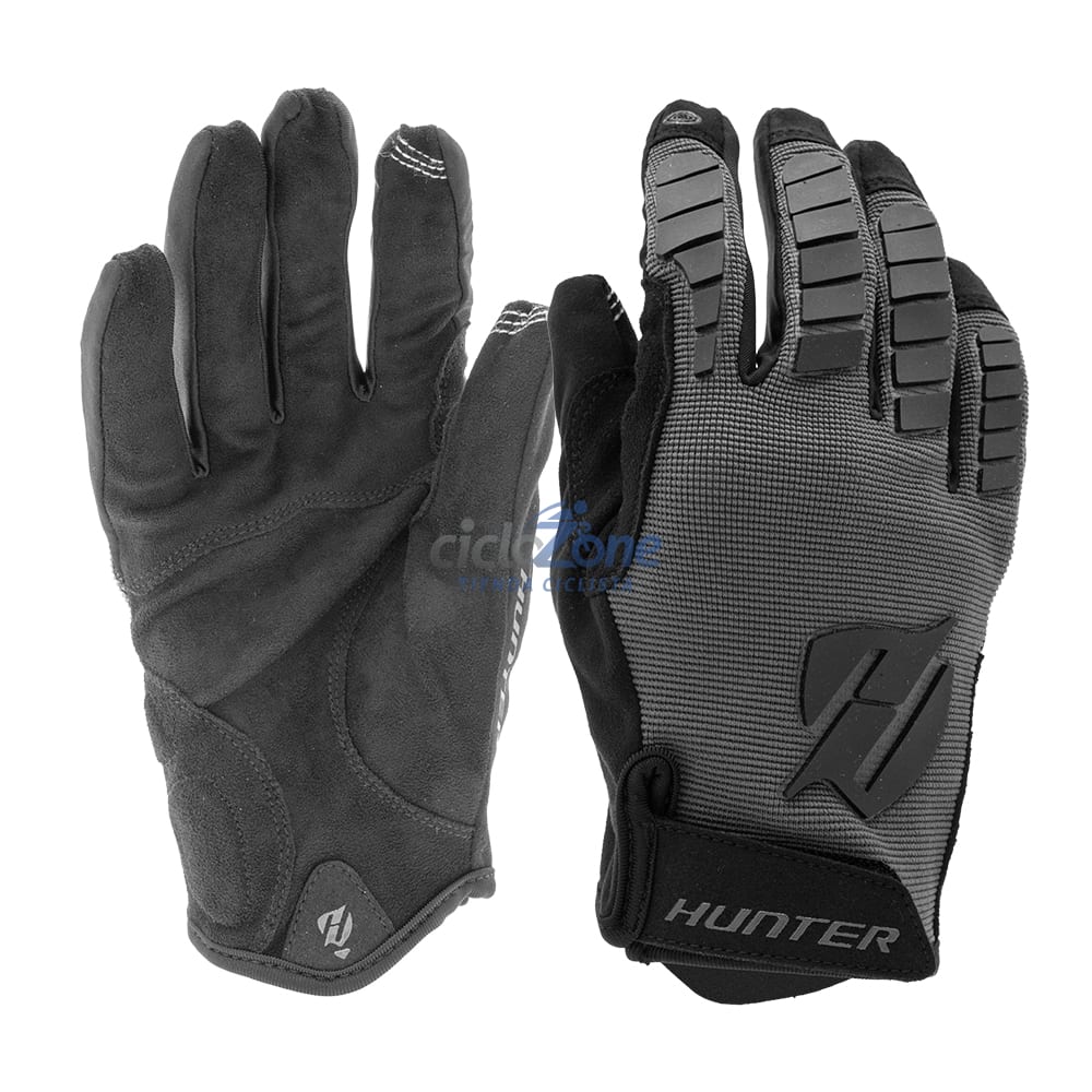 GUANTE HUNTER LARGO NEGRO T-G