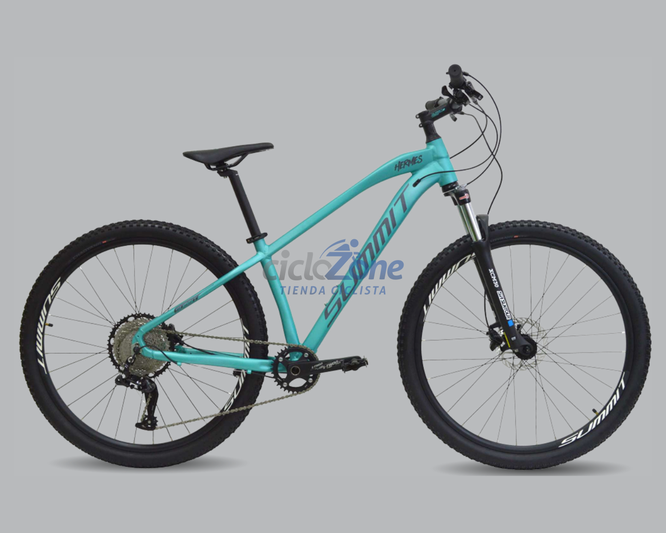 BICI R29 SUMMIT HERMES AQUA 1X11 TM 17.5