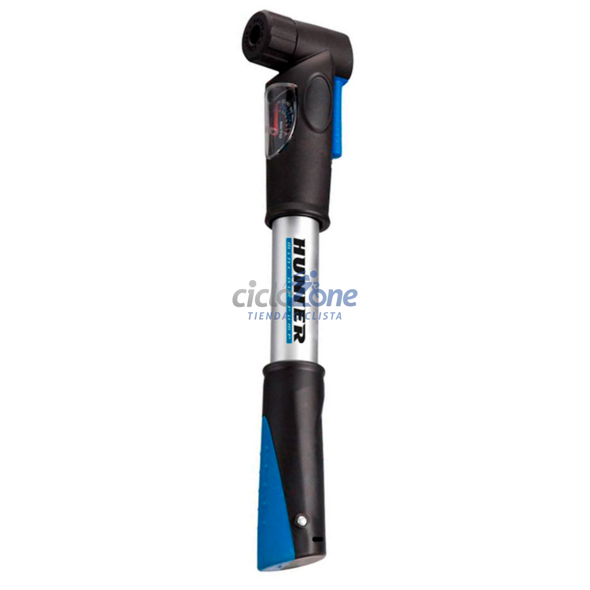 BOMBA HUNTER PORTATIL ALUMINIO C/MANOMETRO 120PSI 