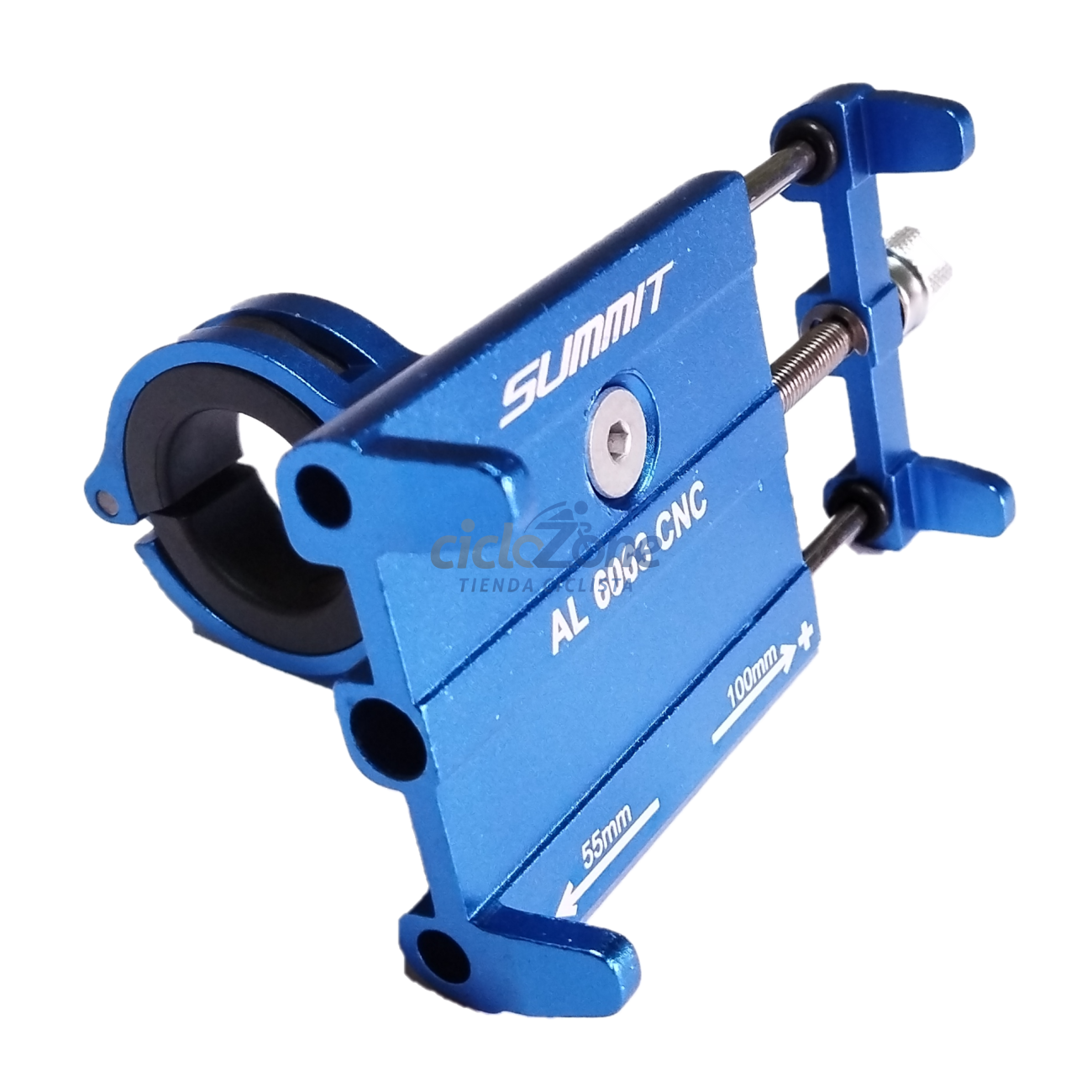 PORTA CELULAR DE ALUMINIO SUMMIT AZUL             