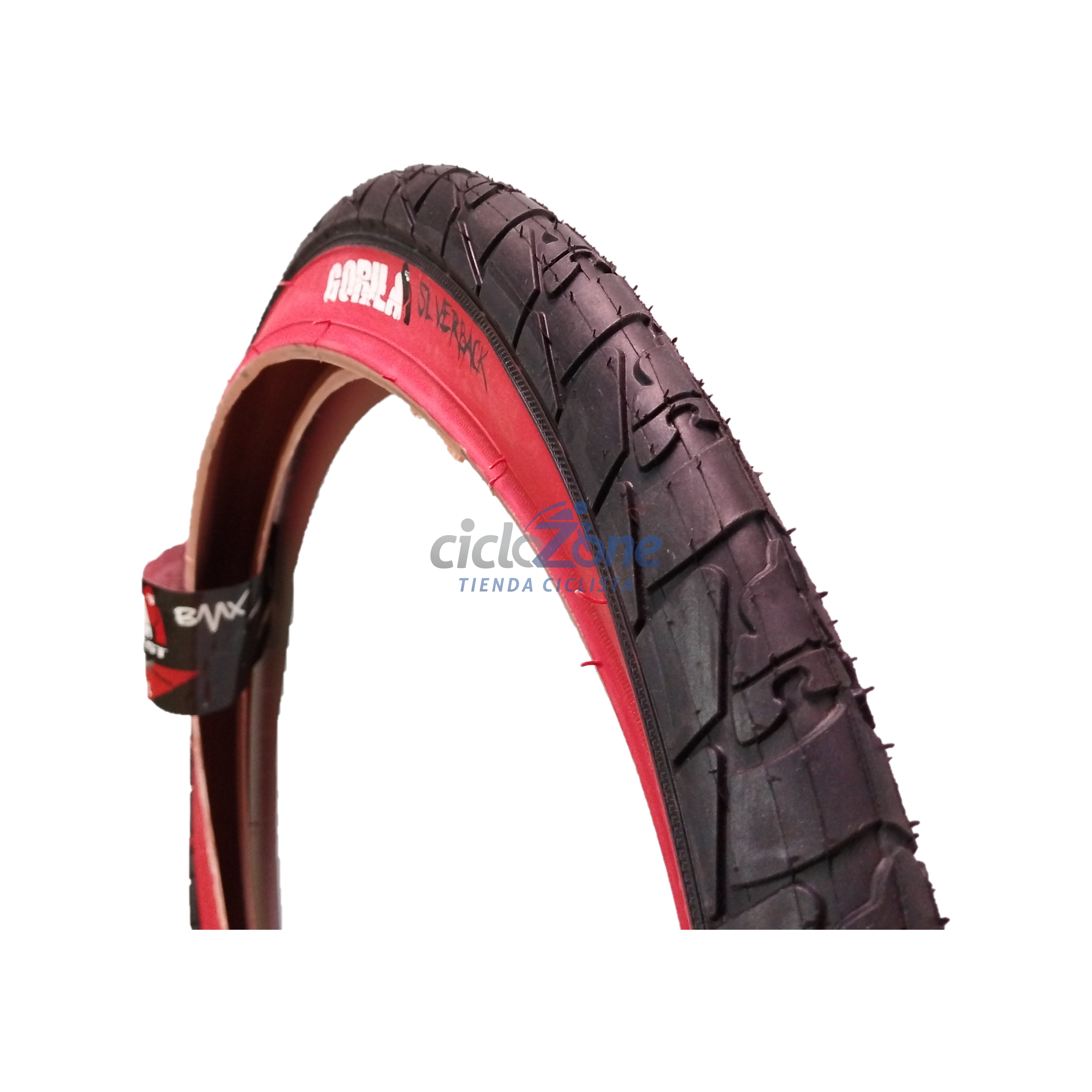 LLANTA 20X2.30 GORILA PRO NEGRA CARA ROJA         