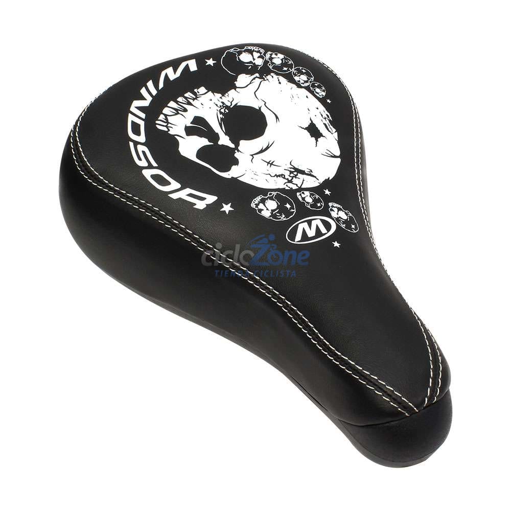 ASIENTO NEGRO JUVENIL CALAVERA