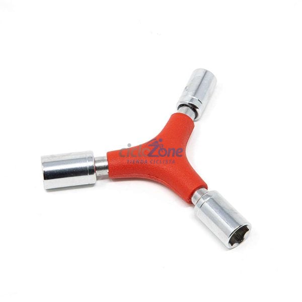 LLAVE DADOS TIPO Y 8 9 10MM TAIWAN ROJO           