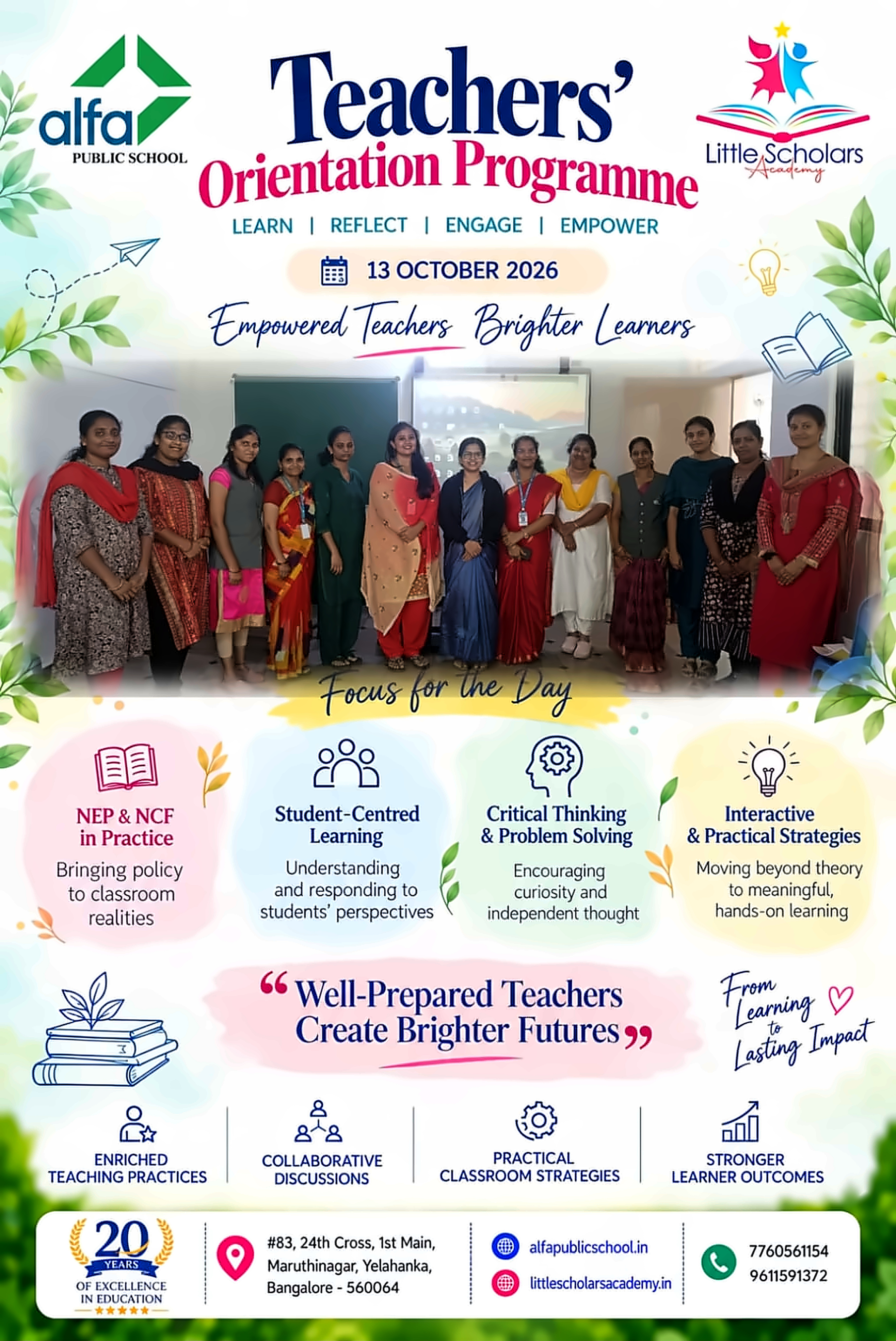 Teachers’ Orientation Programme 2026