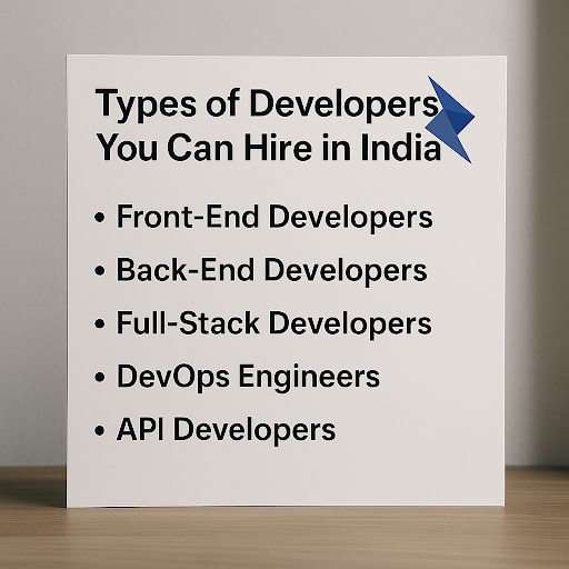 Types of Developers you can Hire in India