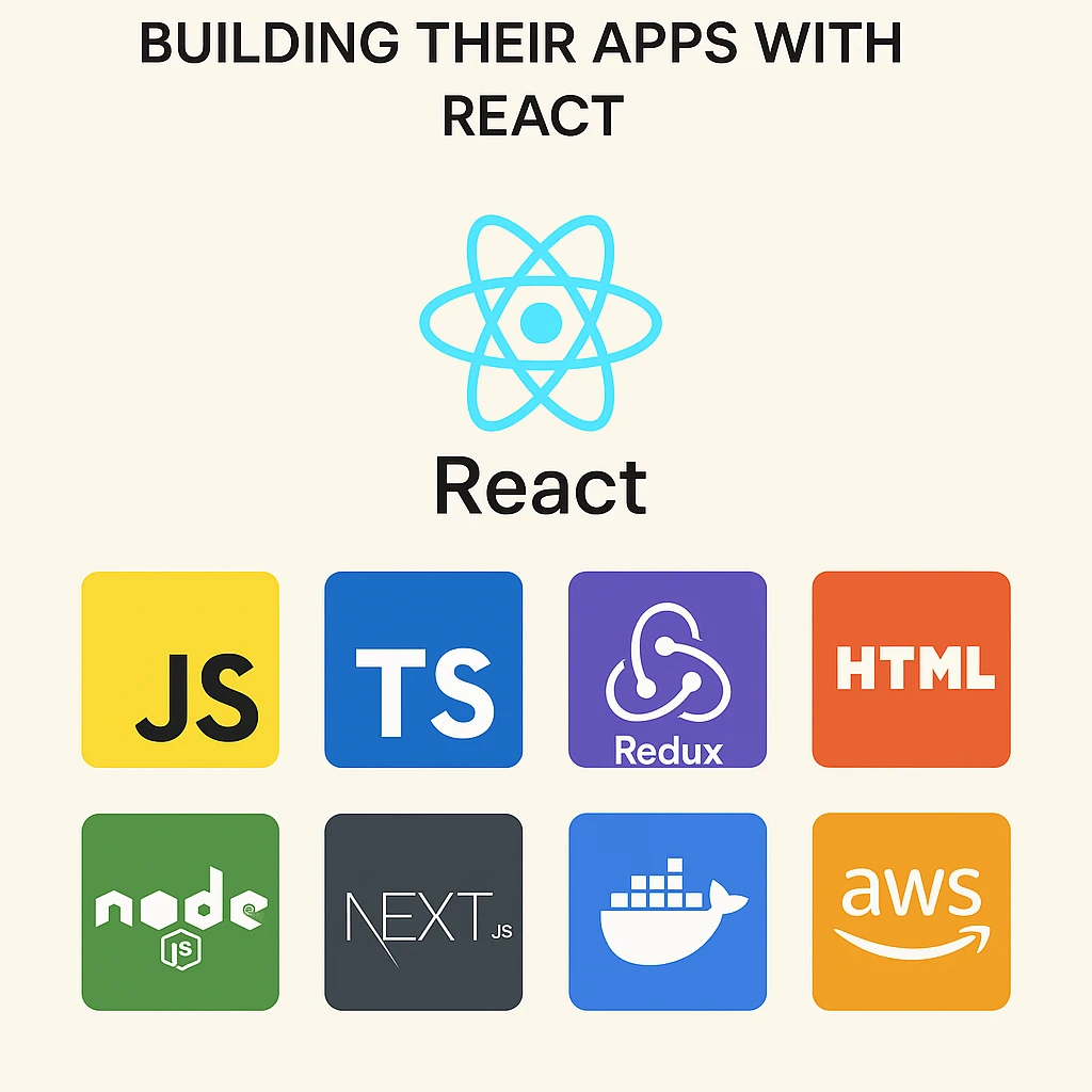 Building their apps with React