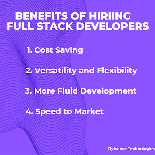 Benefits of full stack developers