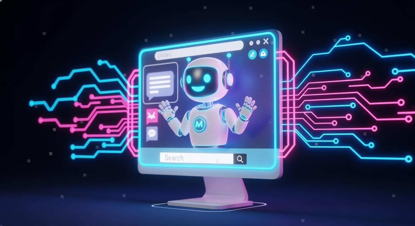 AI in Retail Illustration