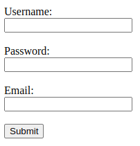 HTML form