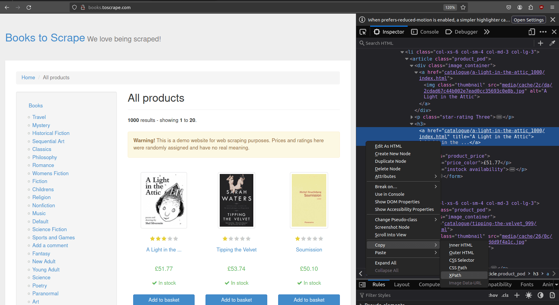 Firefox Devtools