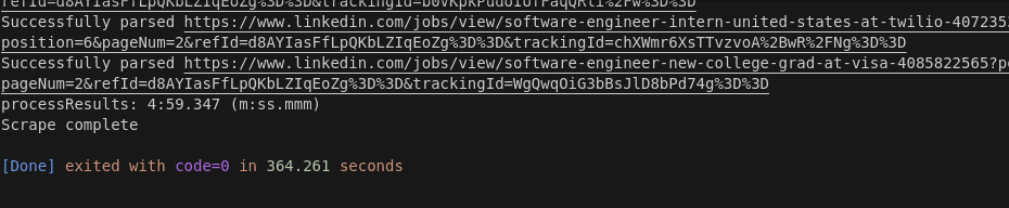 Scraper Performance
