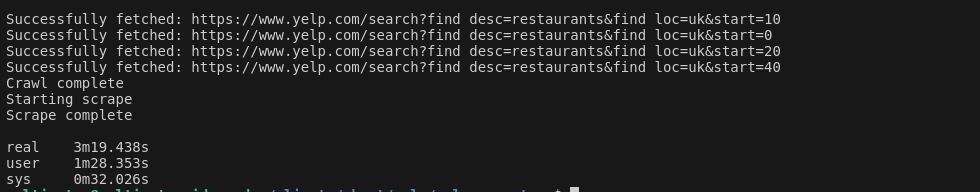 Scraper Performance