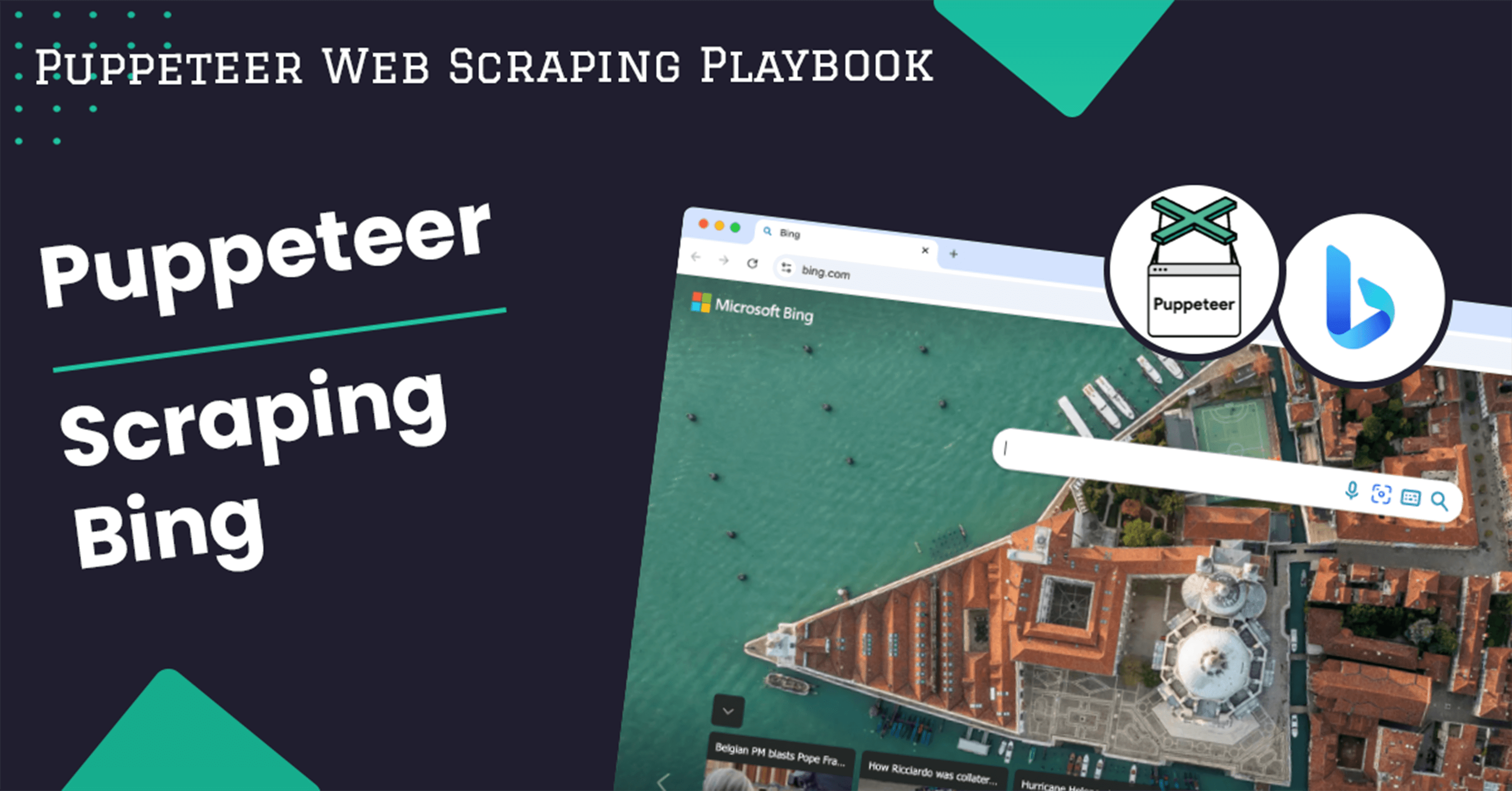 Scrape Bing With NodeJS Puppeteer