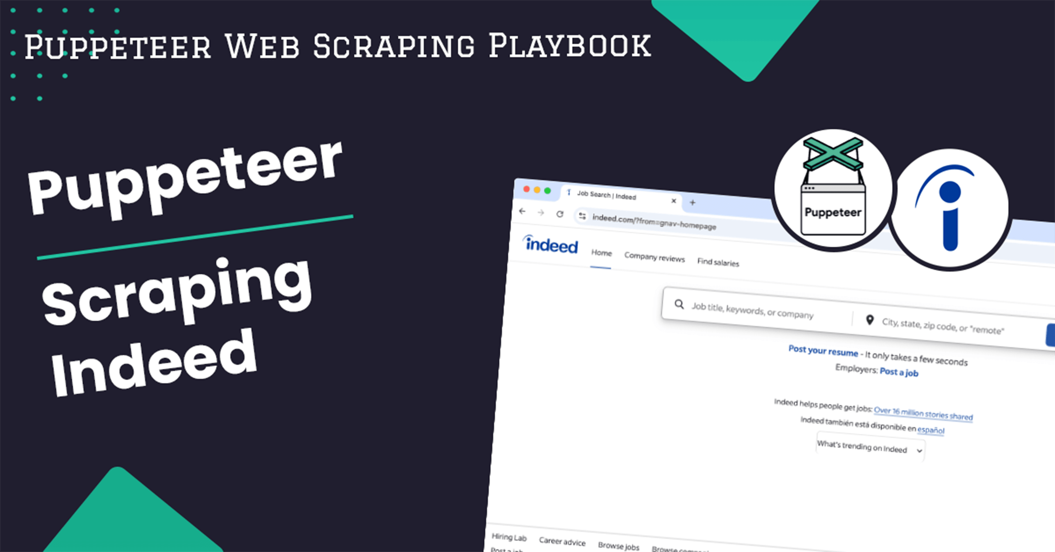 Scrape Indeed With Puppeteer
