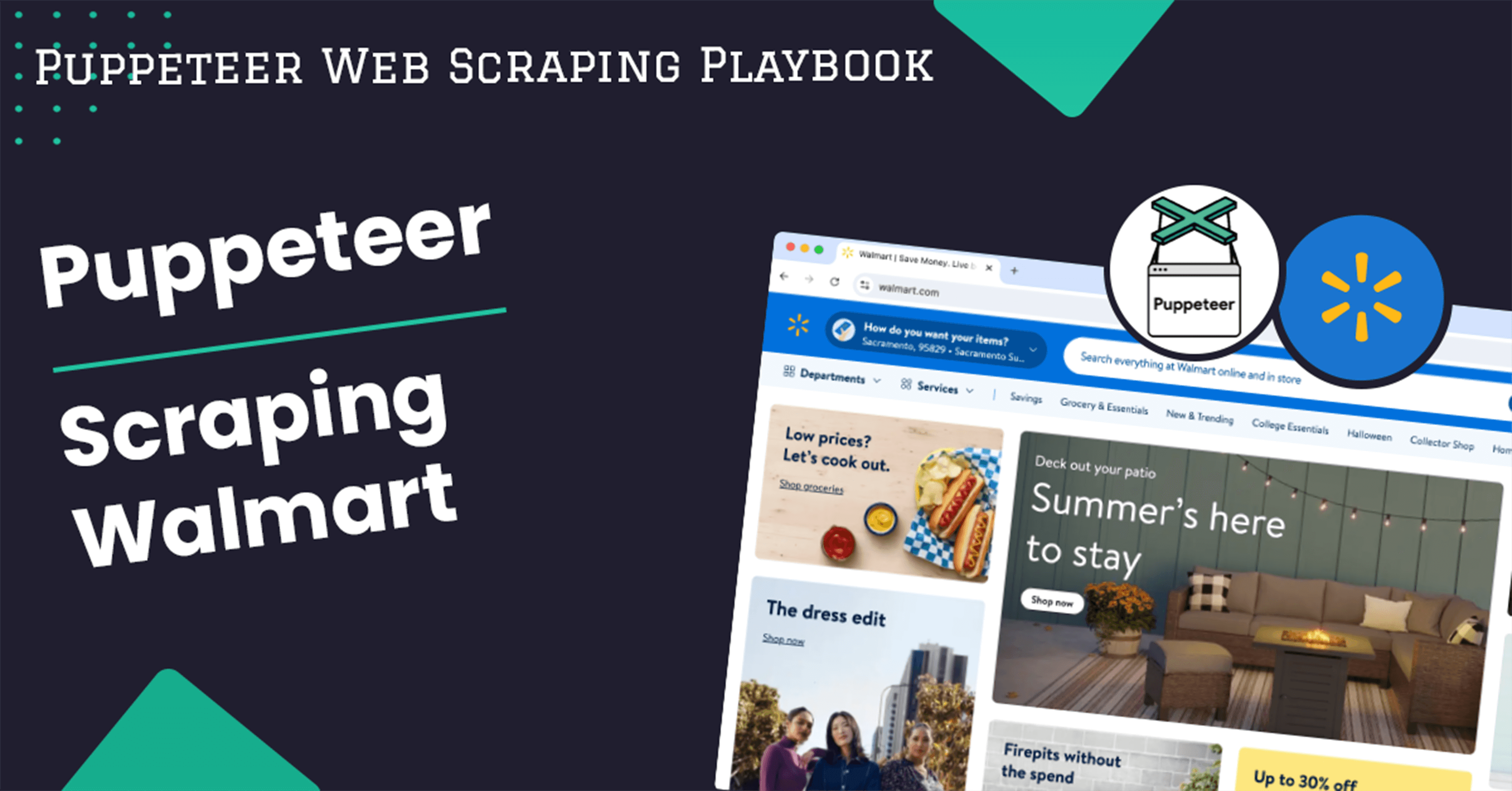 Scrape Walmart With NodeJS Puppeteer