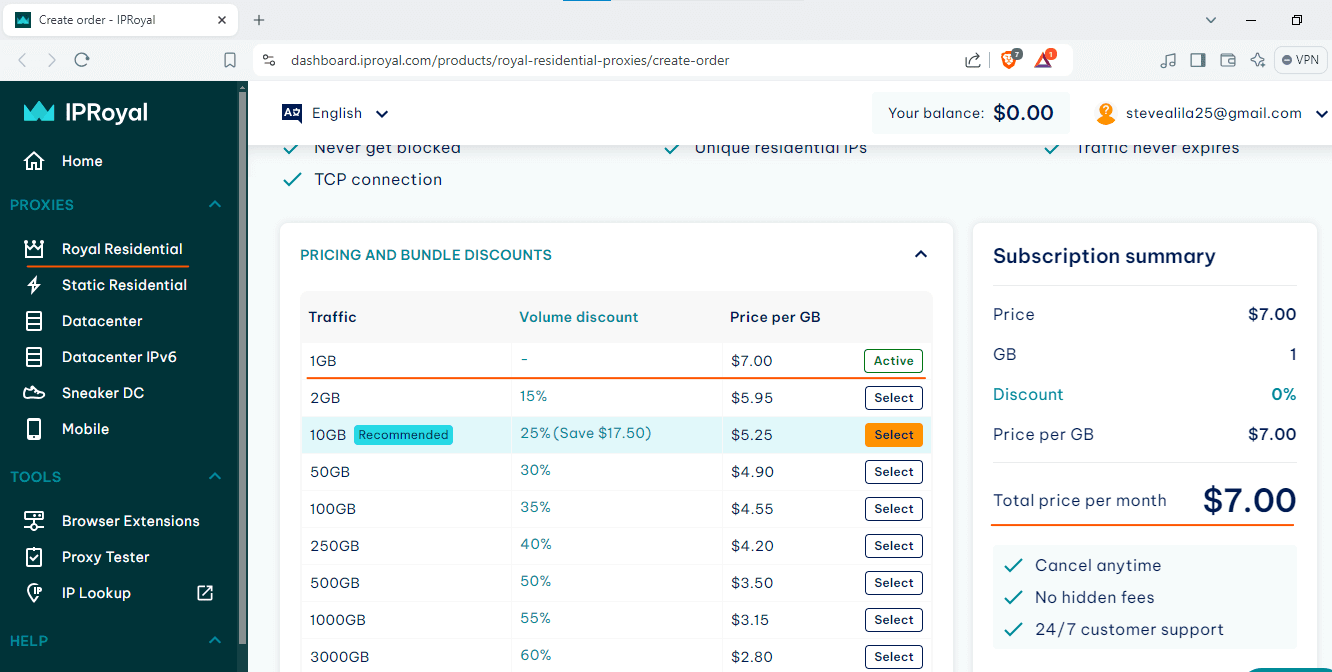 Buy Residential Proxies