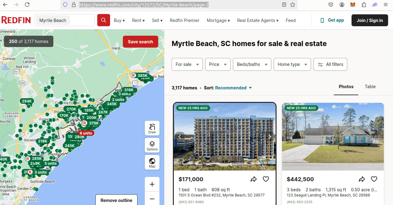Search Results Page