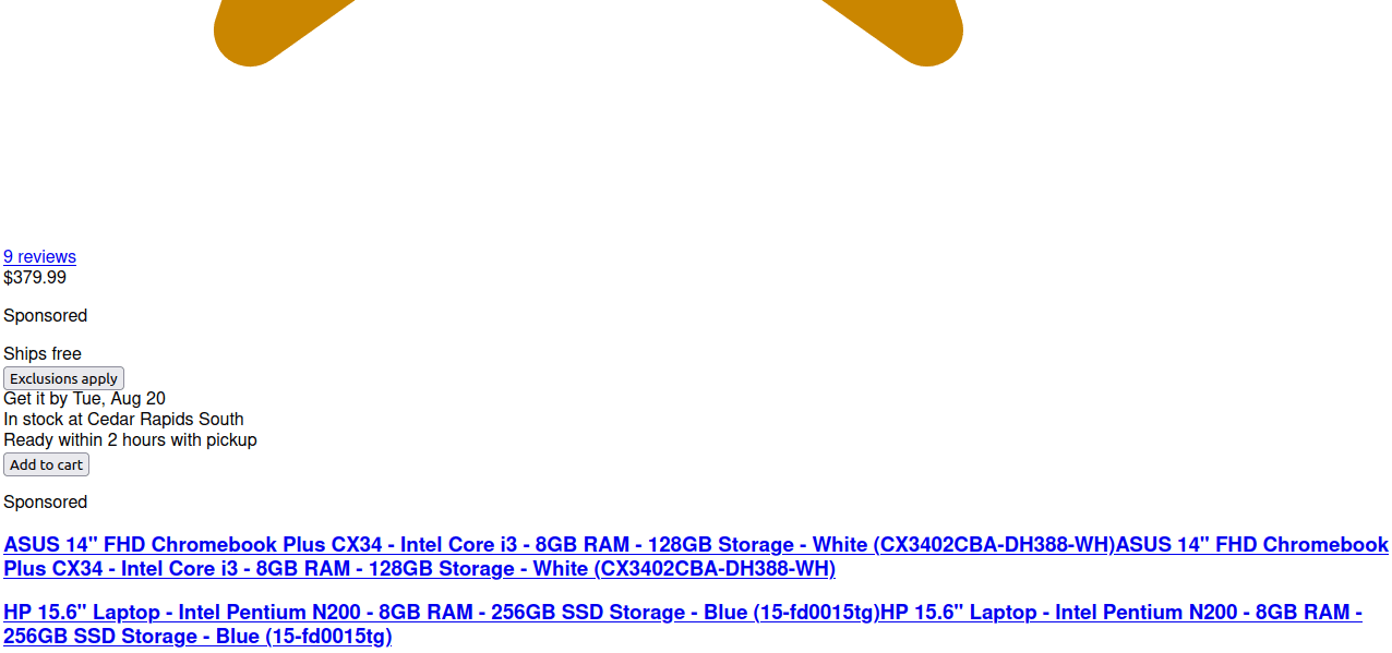 Target Broken Page