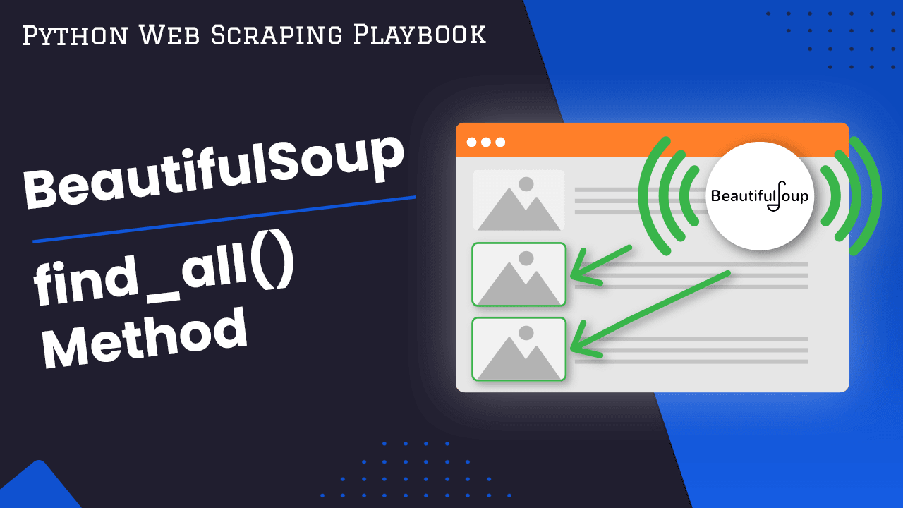 Python BeautifulSoup - Use BeautifulSoup's find_all() Method