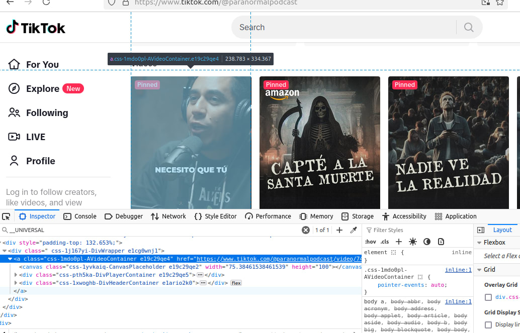 Inspect Channel Videos