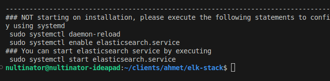 Web Scraping ELK Stack - Installation Finished