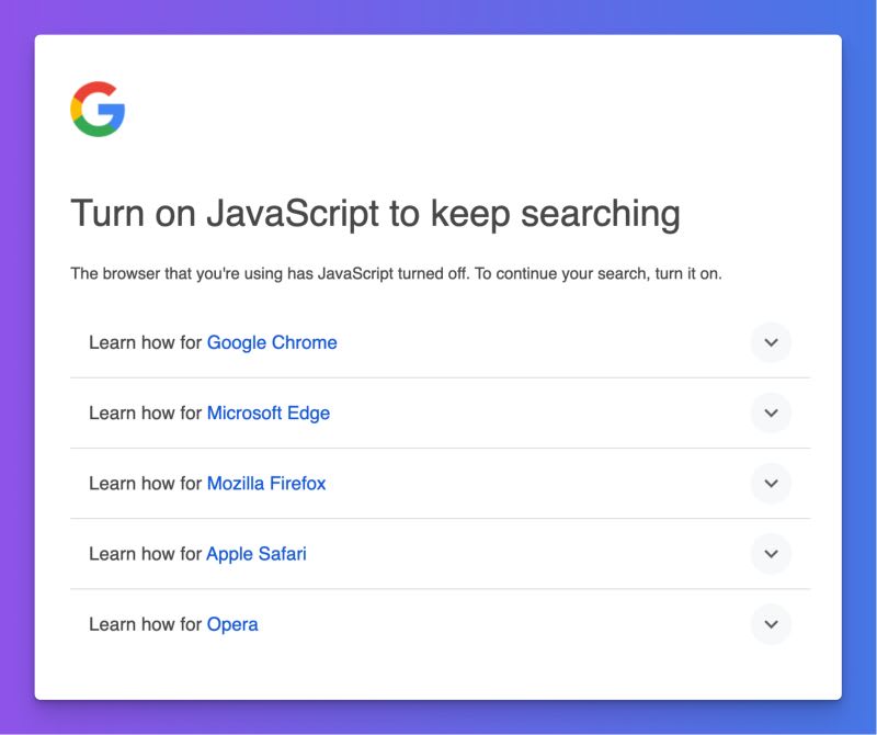 State Of Web Scraping 2025 - Google Web Scraping Block