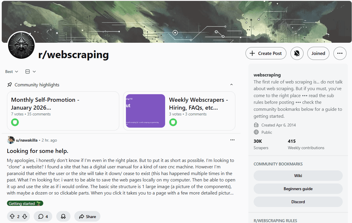 The Web Scraping Playbook - r/WebScraping