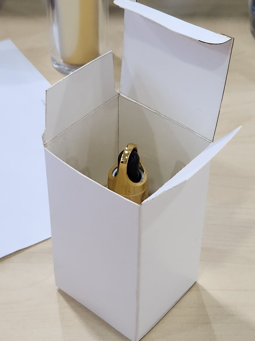 Toprint unit box packaging example
