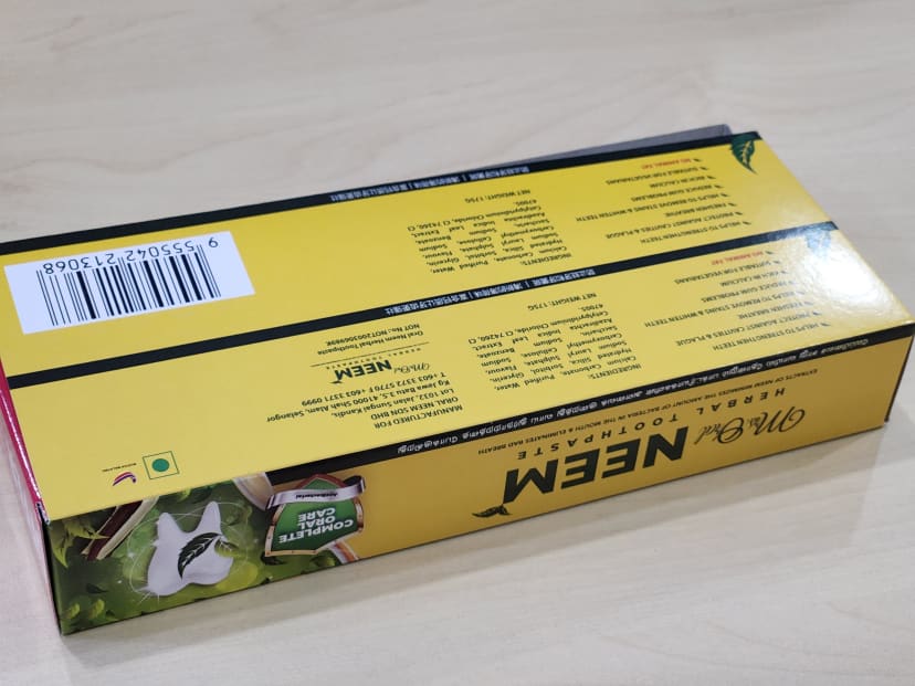 Toprint unit box packaging example
