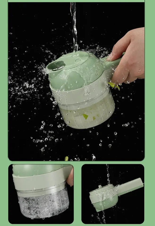 4 in 1 Portable Electric Vegetable Cutter - عرض التفاصيل 7