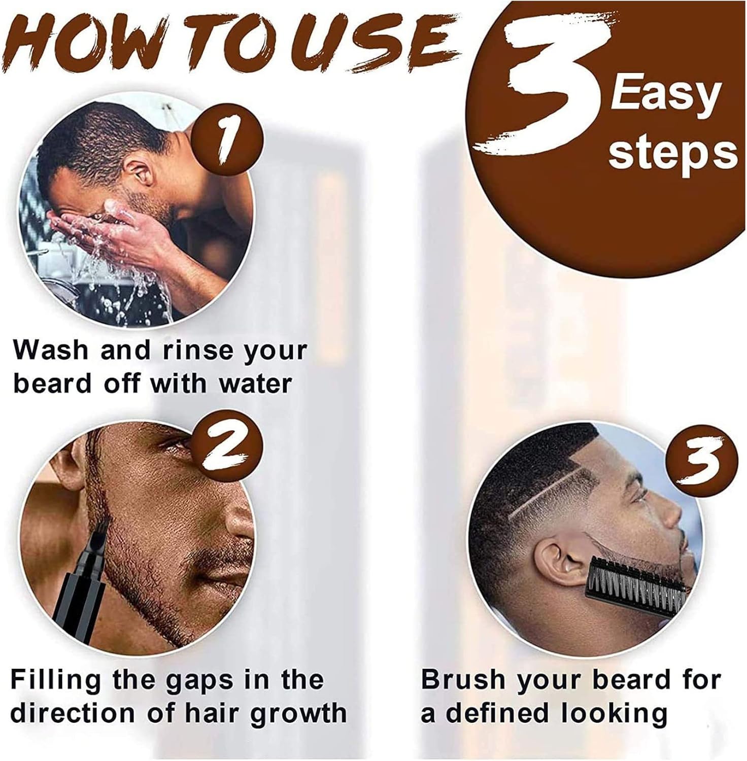 Beard Filler Pen For Men - عرض التفاصيل 11