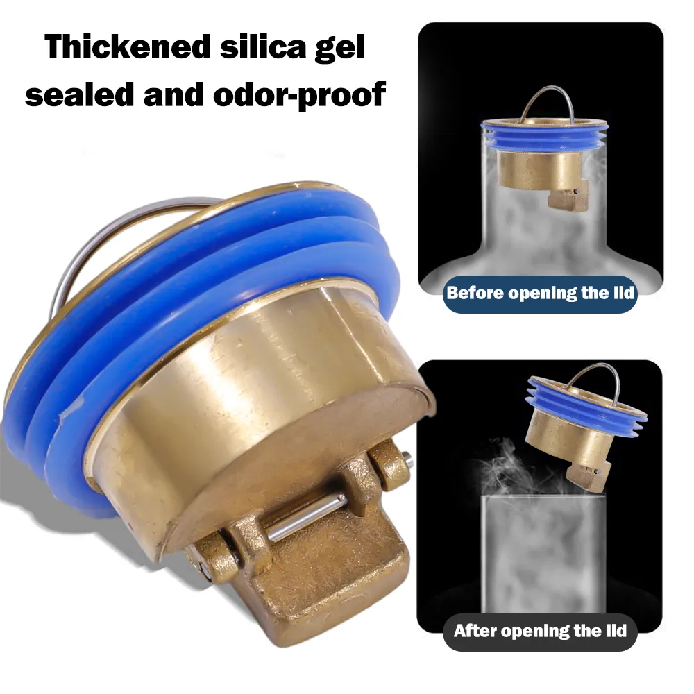 2x Copper Floor Drain