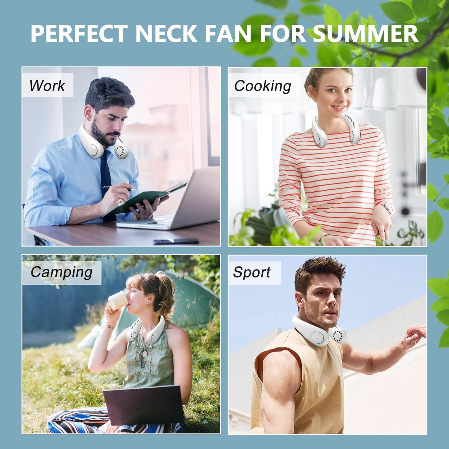 Foldable Neck Fan
