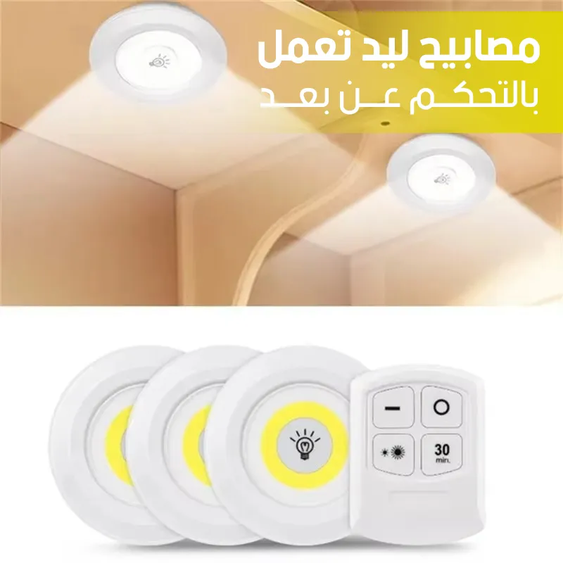 Lights With Wireless Remote Control 3 LED
