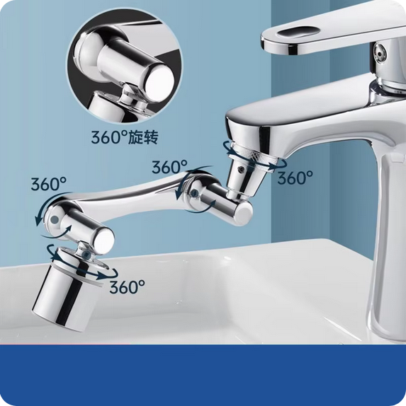 1080°Rotating Splash Filter Faucet (silver) - عرض التفاصيل 4